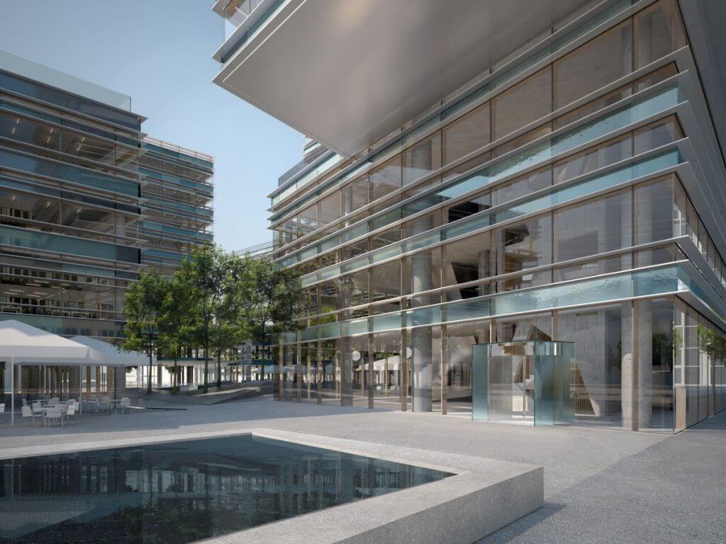 Quadrum (Konstitucijos pr. 21) - Office center - visualization