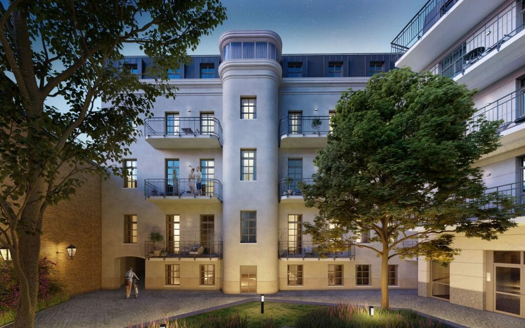 Radvilų valda Tilto g. 11 (Tilto g. 11, Tilto g. 11A) - Multi apartment, Office center - visualization