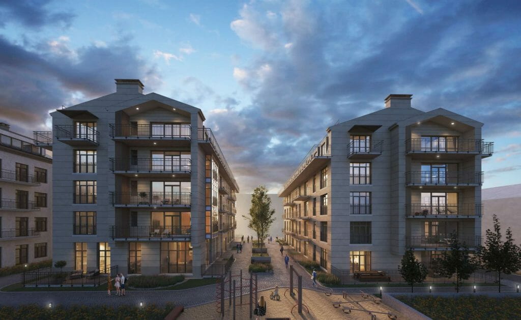 Radvilų valda Tilto g. 11 (Tilto g. 11, Tilto g. 11A) - Multi apartment, Office center - visualization