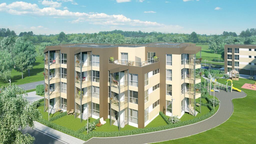 Ramunės 1 etapas (Kalno g. 97) - Korterelamu - visuaalne