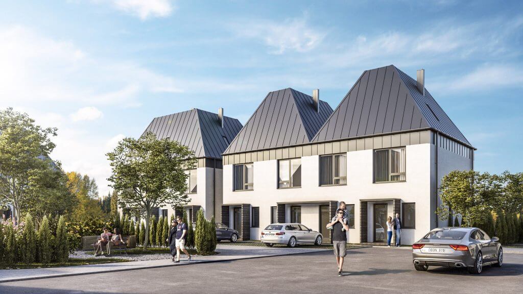 Rytinė žvaigždė (Valonų g. 13) - Row housing - visualization