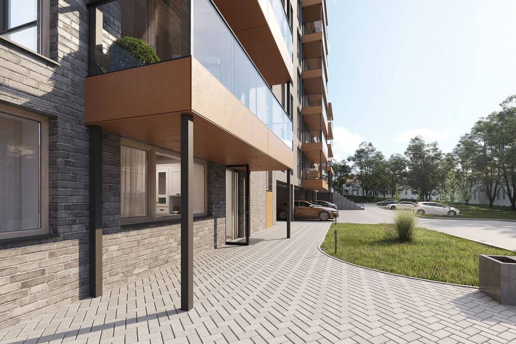 Sapiegų 19 (L. Sapiegos g. 19) - Multi apartment - visualization