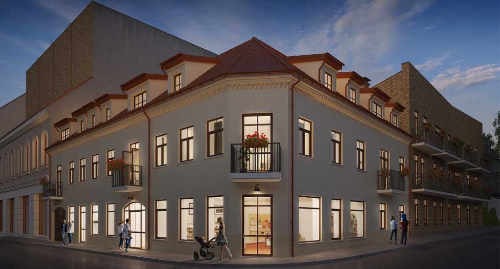 Senamiesčio arka (Plačioji g. 4) - Multi apartment - visualization