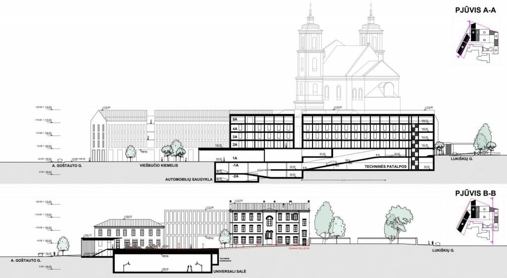 Vasario 16-osios (Vasario 16-osios g. 1) - Hotel, Office center, Primary and secondary education - visualization