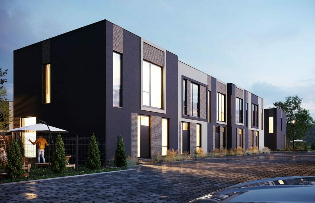 Suburbija (V. Smakausko g. 47) - Row housing - visualization