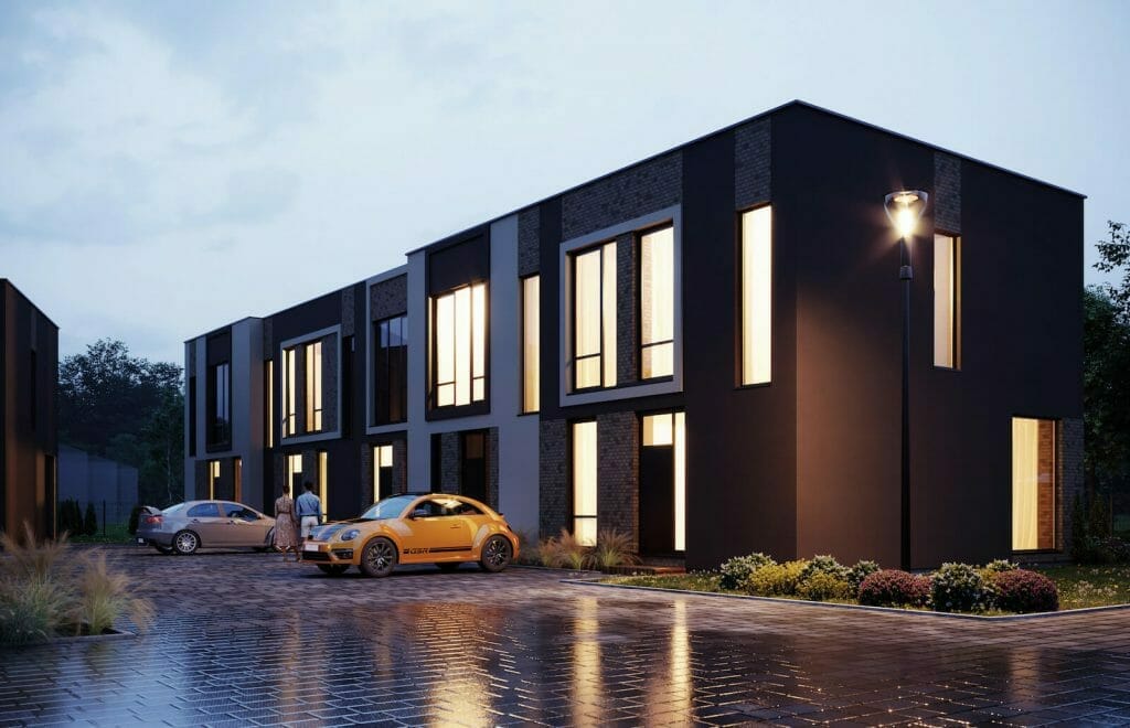 Suburbija (V. Smakausko g. 47) - Row housing - visualization