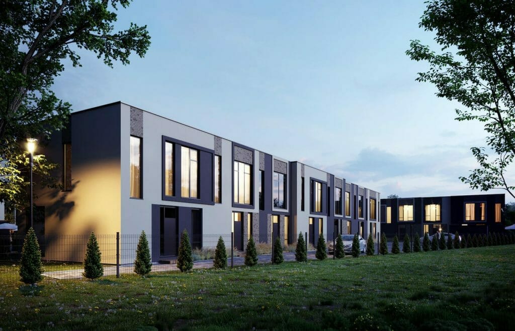 Suburbija (V. Smakausko g. 47) - Row housing - visualization