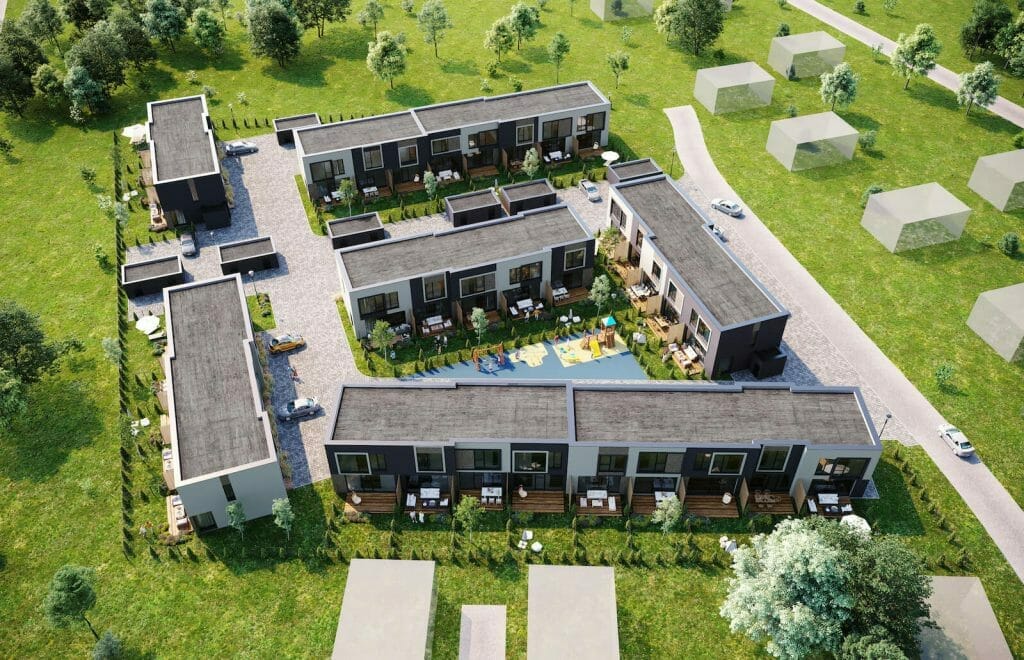 Suburbija (V. Smakausko g. 47) - Row housing - visualization