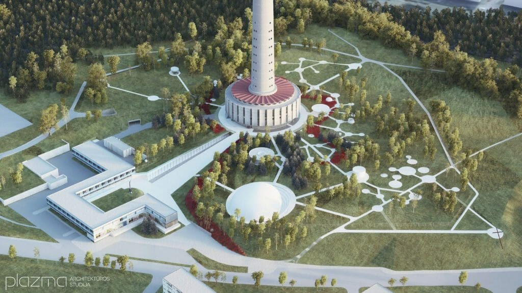 Televizijos bokšto rekonstrukcija (Sausio 13-osios g. 10) - Museum - visualization