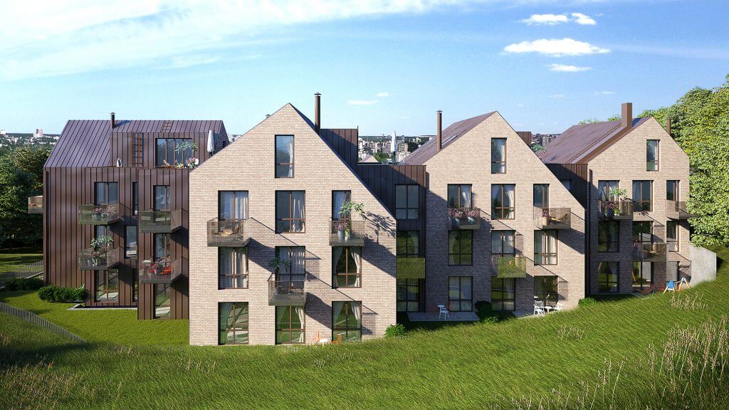 Užupio terasos (Kreivasis skg. 18) - Multi apartment - visualization