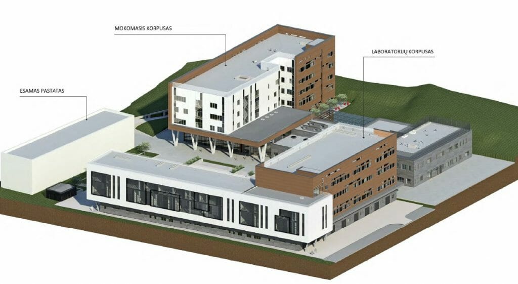 VGTU Elektronikos, Mechanikos ir Transporto inžinerijos fakultetų laboratorijos (Plytinės g. 25) - Higher education - visualization