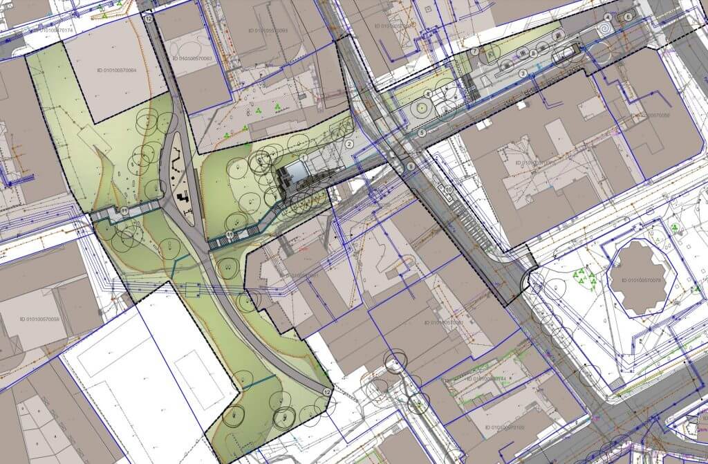 Vingrių šaltinių skveras (Vingrių g.) - Square - visualization