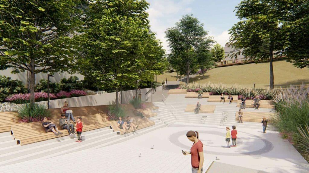 Vingrių šaltinių skveras (Vingrių g.) - Square - visualization