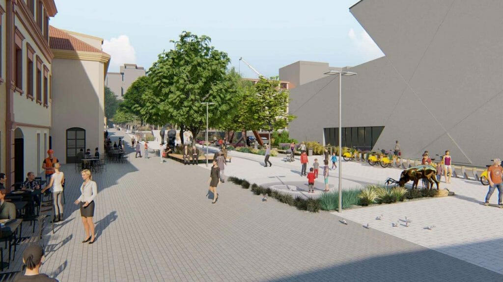 Vingrių šaltinių skveras (Vingrių g.) - Square - visualization