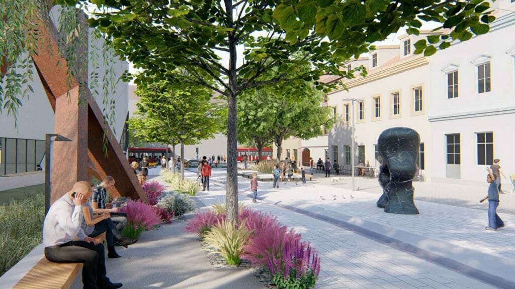 Vingrių šaltinių skveras (Vingrių g.) - Square - visualization