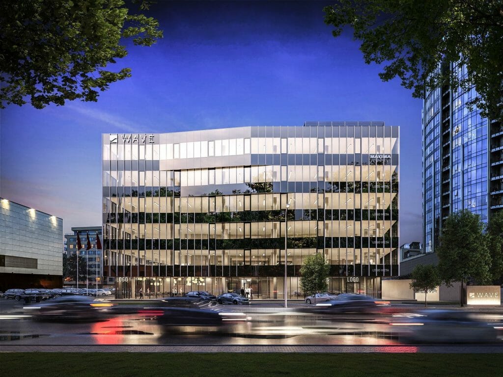 Wave (Savanorių pr. 5) - Office center - visualization