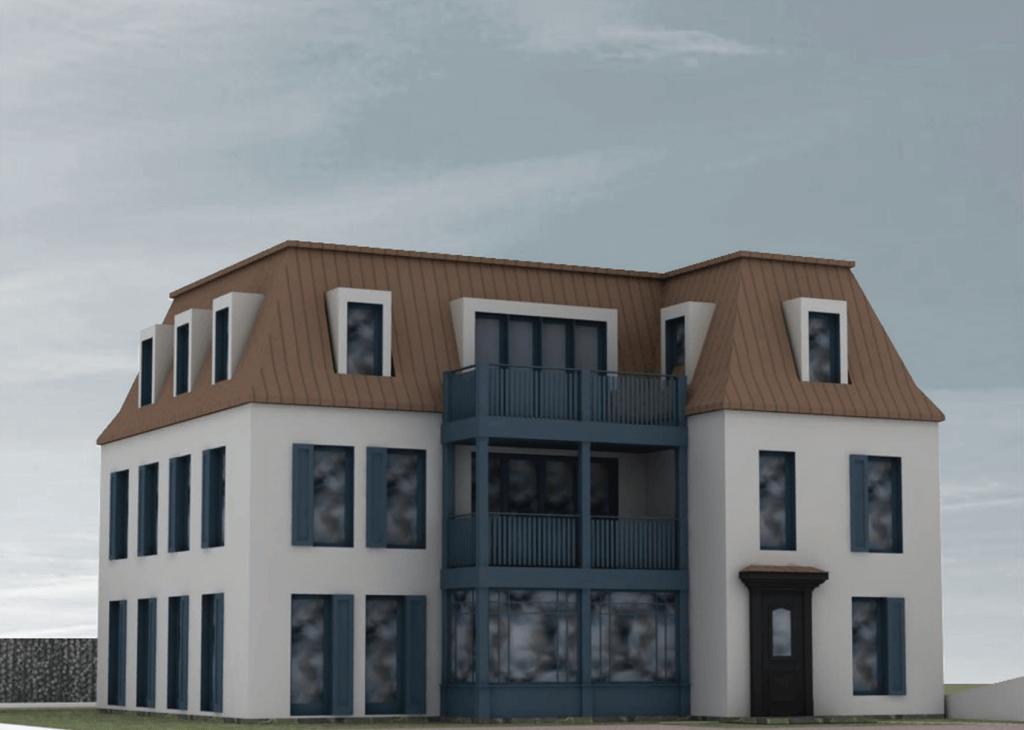 Žalioji g. 17 (Žalioji g. 17) - Hotel, Multi apartment - visualization