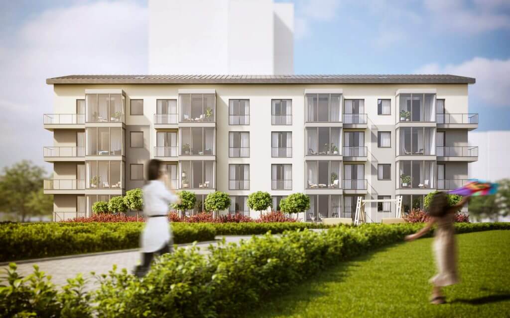 Žirmūnų skveras (Žirmūnų g. 34A) - Multi apartment - visualization