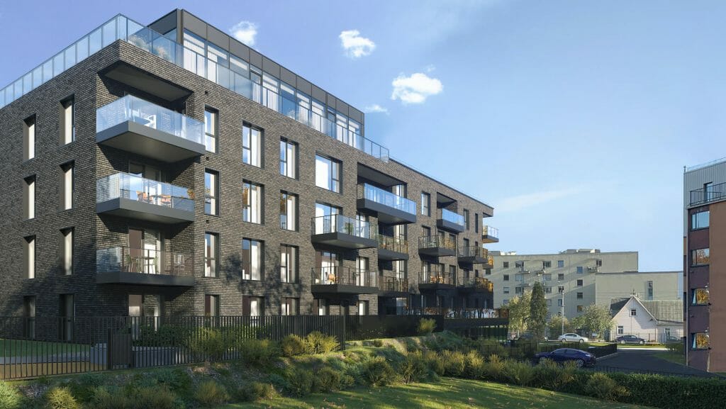 Žvėryno lapės (Lapių g. 3) - Daugiabutis - vizualizacija