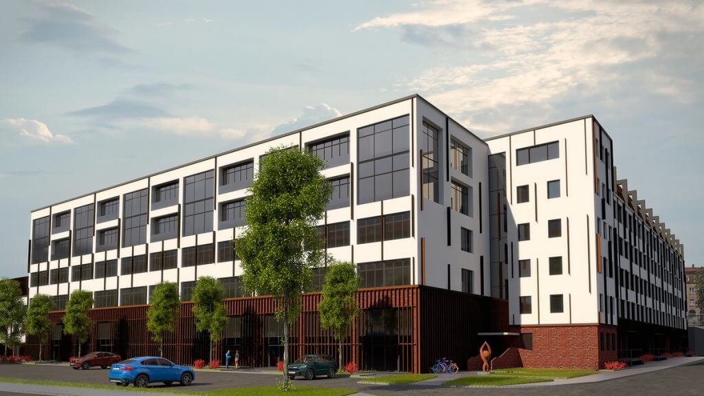Žvėryno verslo fabrikas (Saltoniškių g. 29) - Verslo centras - vizualizacija