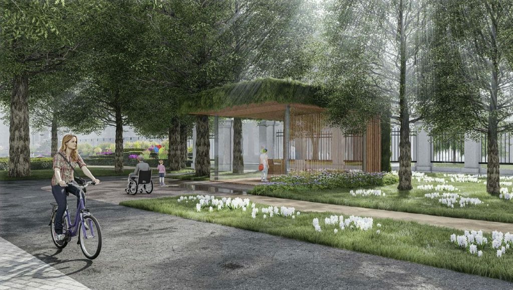 Sapiegų parkas (Antakalnio g. 17) - Parks - vizualizācija