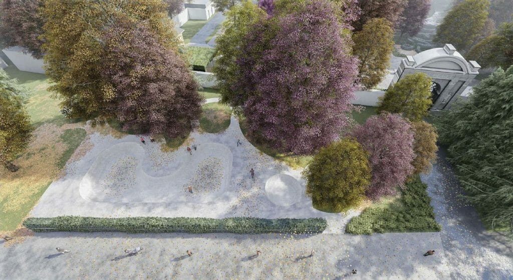 Sapiegų parkas (Antakalnio g. 17) - Parks - vizualizācija