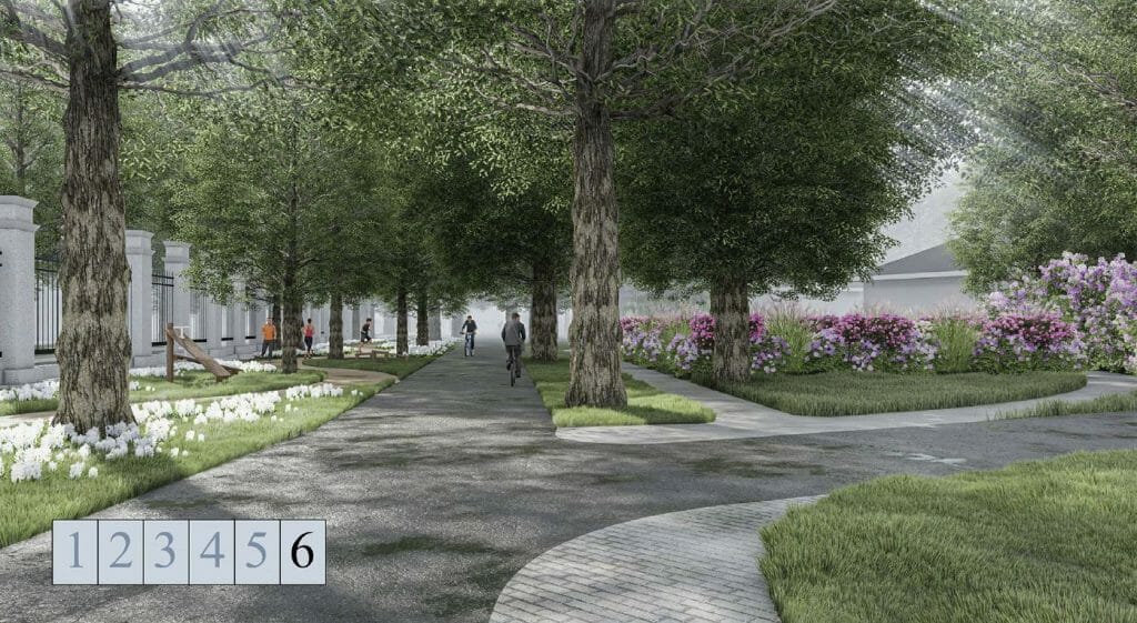 Sapiegų parkas (Antakalnio g. 17) - Parks - vizualizācija