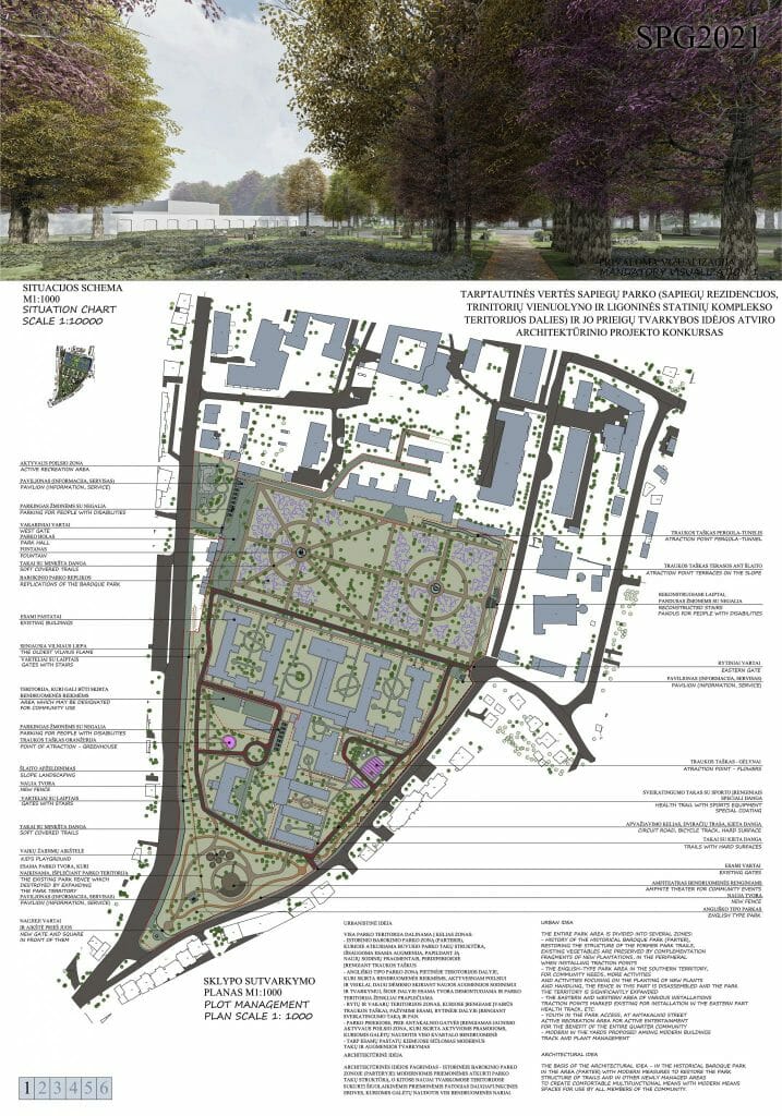 Sapiegų parkas (Antakalnio g. 17) - Parks - vizualizācija