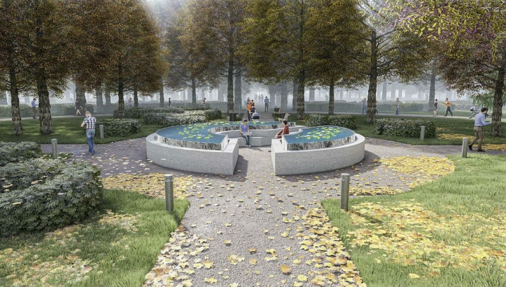 Sapiegų parkas (Antakalnio g. 17) - Parks - vizualizācija