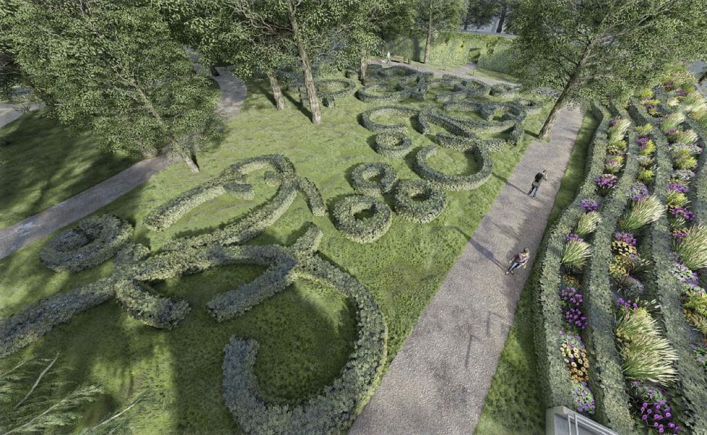 Sapiegų parkas (Antakalnio g. 17) - Parks - vizualizācija