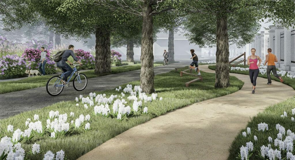 Sapiegų parkas (Antakalnio g. 17) - Parks - vizualizācija