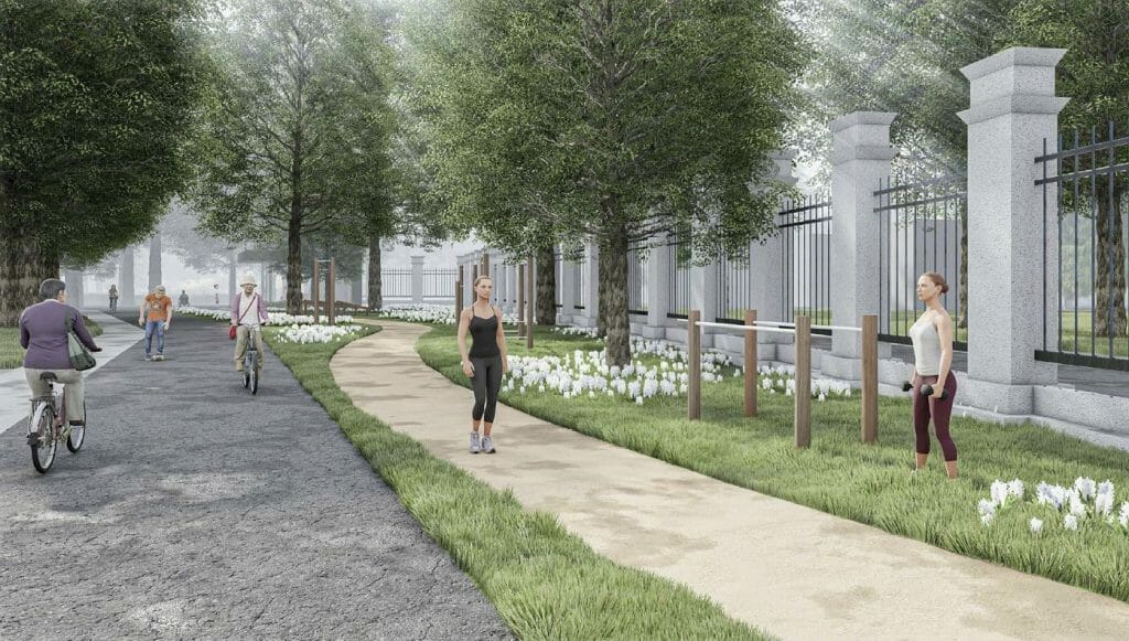 Sapiegų parkas (Antakalnio g. 17) - Parks - vizualizācija