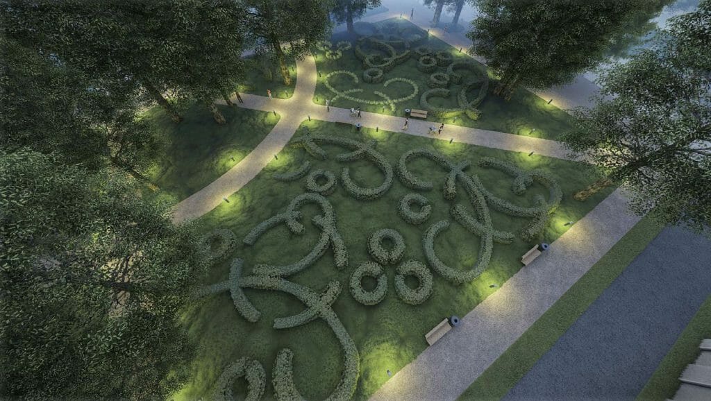 Sapiegų parkas (Antakalnio g. 17) - Parks - vizualizācija