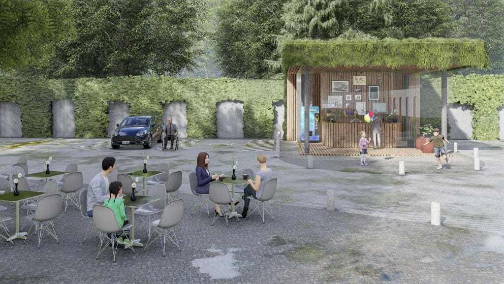 Sapiegų parkas (Antakalnio g. 17) - Parks - vizualizācija