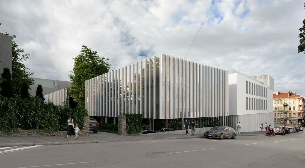 Centro poliklinikos priestatas (Pylimo g. 3) - Hospital - visualization