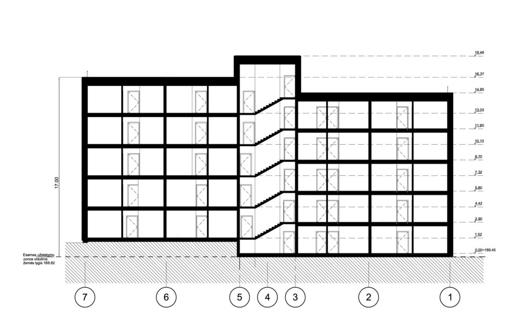 Antano Vienažindžio g. 20 1 etapas (Antano Vienažindžio g. 20) - Multi apartment - visualization