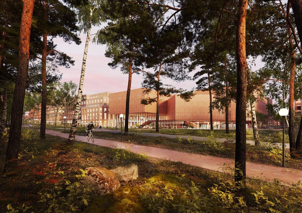 Akropolis Vingis (Geležinio Vilko g. 2) - Co-living, Food store, Office center, Shopping center - visualization