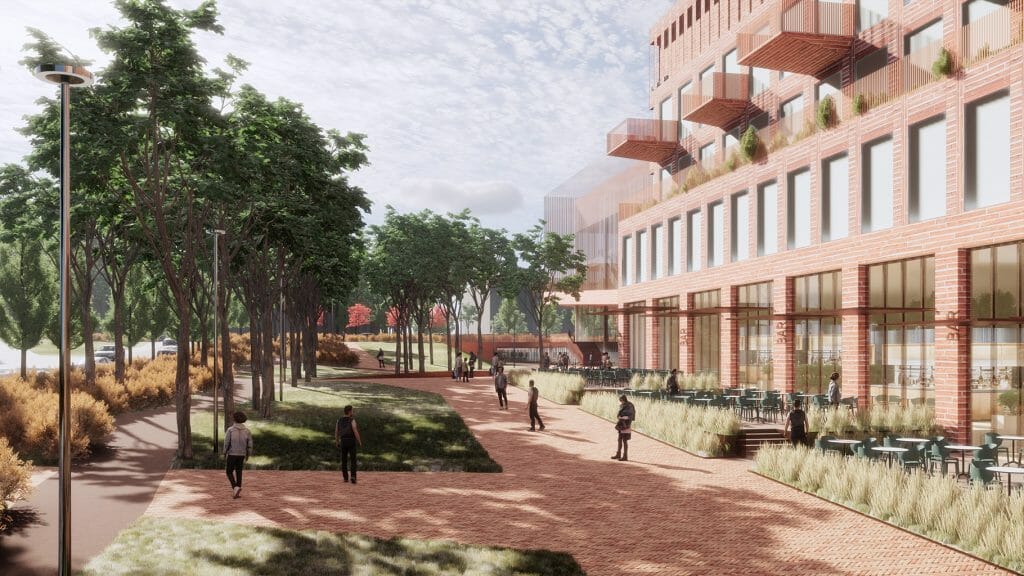 Akropolis Vingis (Geležinio Vilko g. 2) - Co-living, Food store, Office center, Shopping center - visualization