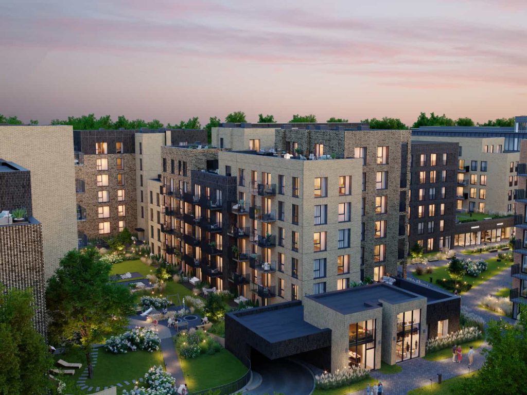 Algirdo alėja (B namas) (Algirdo g. 77) - Daugiabutis - vizualizacija