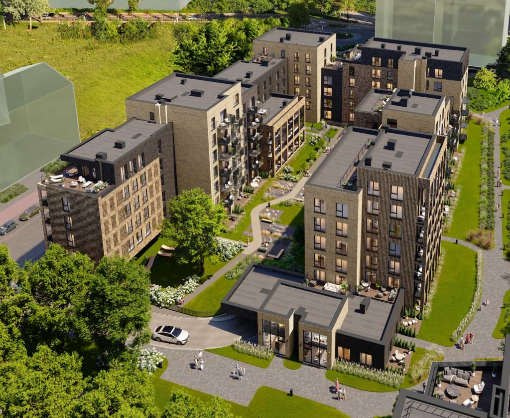 Algirdo alėja (B namas) (Algirdo g. 77) - Daugiabutis - vizualizacija