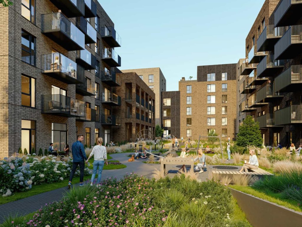 Algirdo alėja (B namas) (Algirdo g. 77) - Daugiabutis - vizualizacija