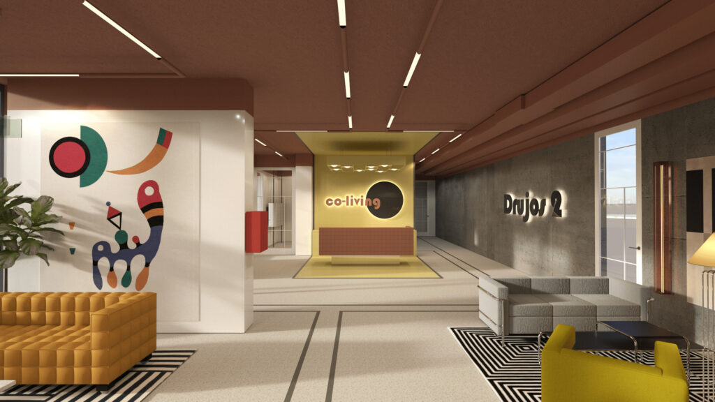Drujos g. 2, 1 etapas (Drujos g. 2) - Co-living - vizualizācija