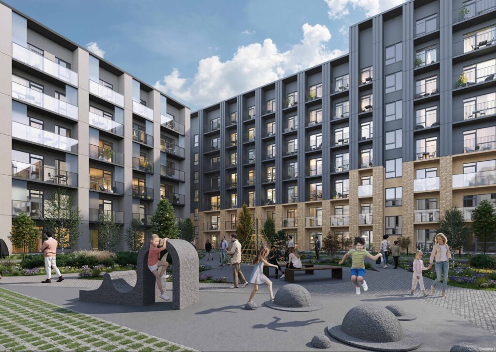 Drujos g. 2, 1 etapas (Drujos g. 2) - Co-living - vizualizācija