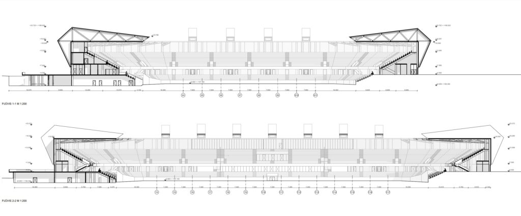Daugiafunkcis sveikatinimo, ugdymo, švietimo, kultūros ir užimtumo kompleksas 1 etapas (stadionas) (Ozo g. 27) - Stadium - visualization