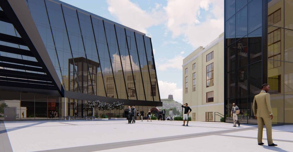 AMPÉRA (Rinktinės g. 2) - Daudzdzīvokļu nams, Biroju centrs - vizualizācija