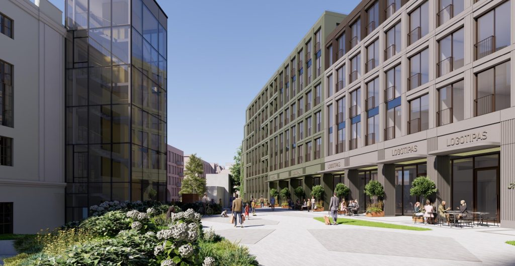 AMPÉRA (Rinktinės g. 2) - Daugiabutis, Verslo centras - vizualizacija