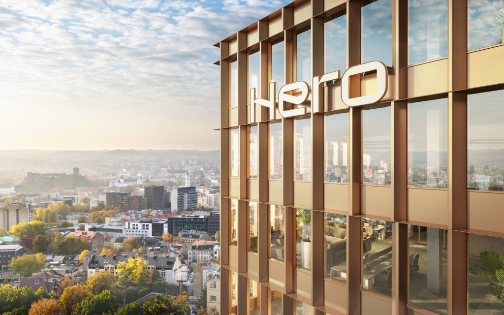 HERO (Lvivo g. 21) - Biroju centrs - vizualizācija