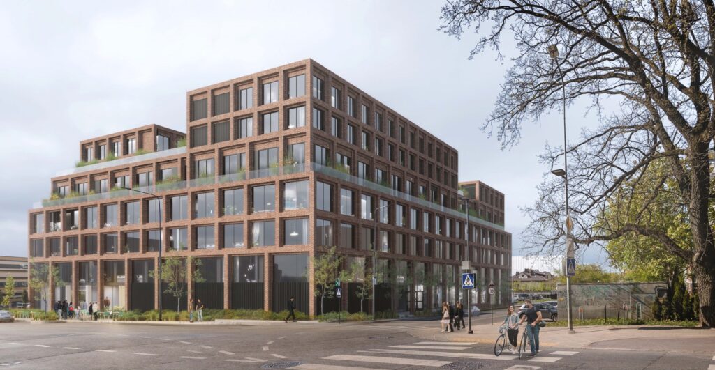 PC PANORAMA plėtra Stumbrų g. (Stumbrų g.) - Biroju centrs - vizualizācija