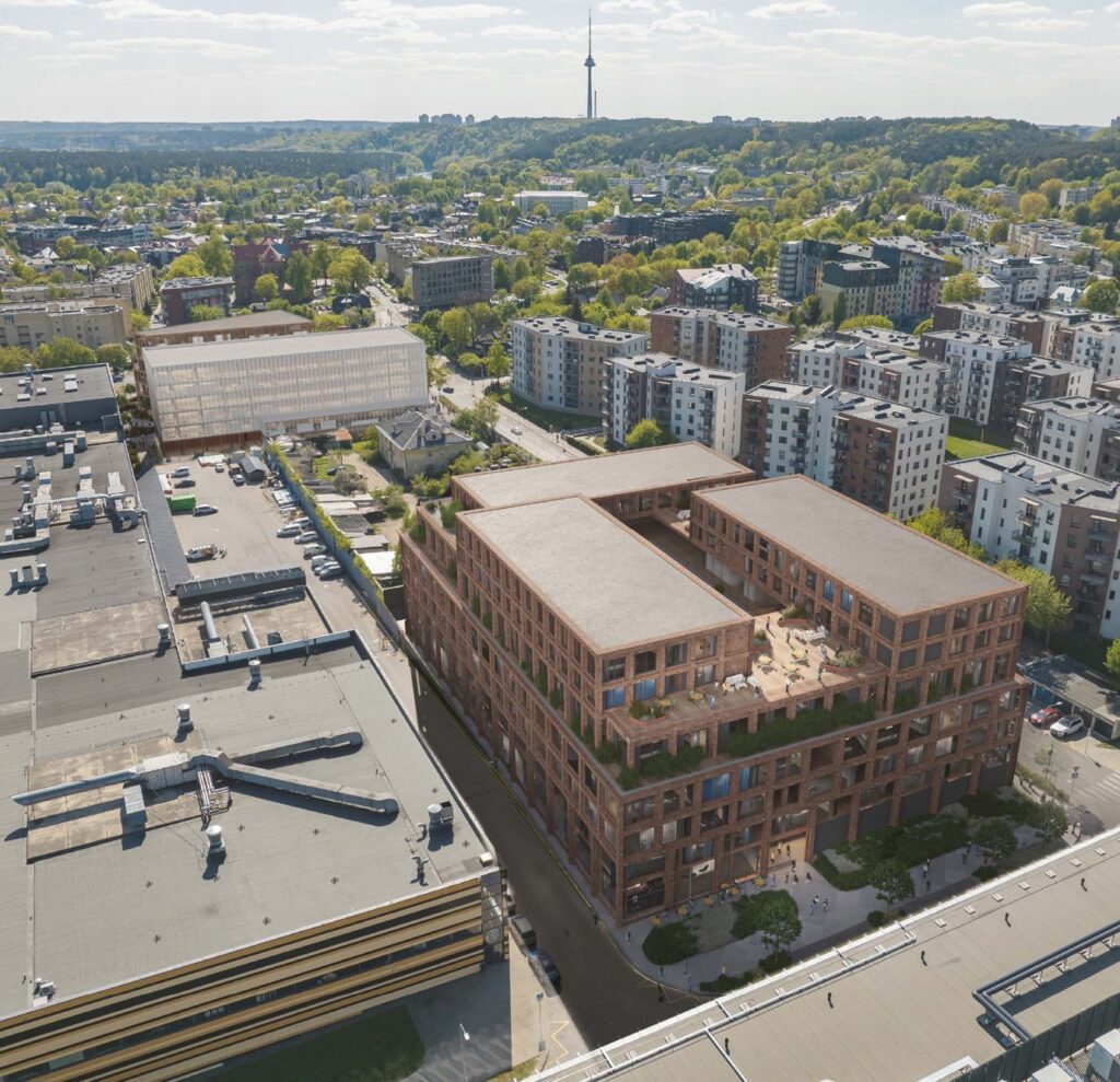 PC PANORAMA plėtra Stumbrų g. (Stumbrų g.) - Biroju centrs - vizualizācija