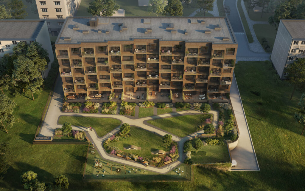 Vileišio 27 (P. Vileišio g. 27A) - Multi apartment - visualization